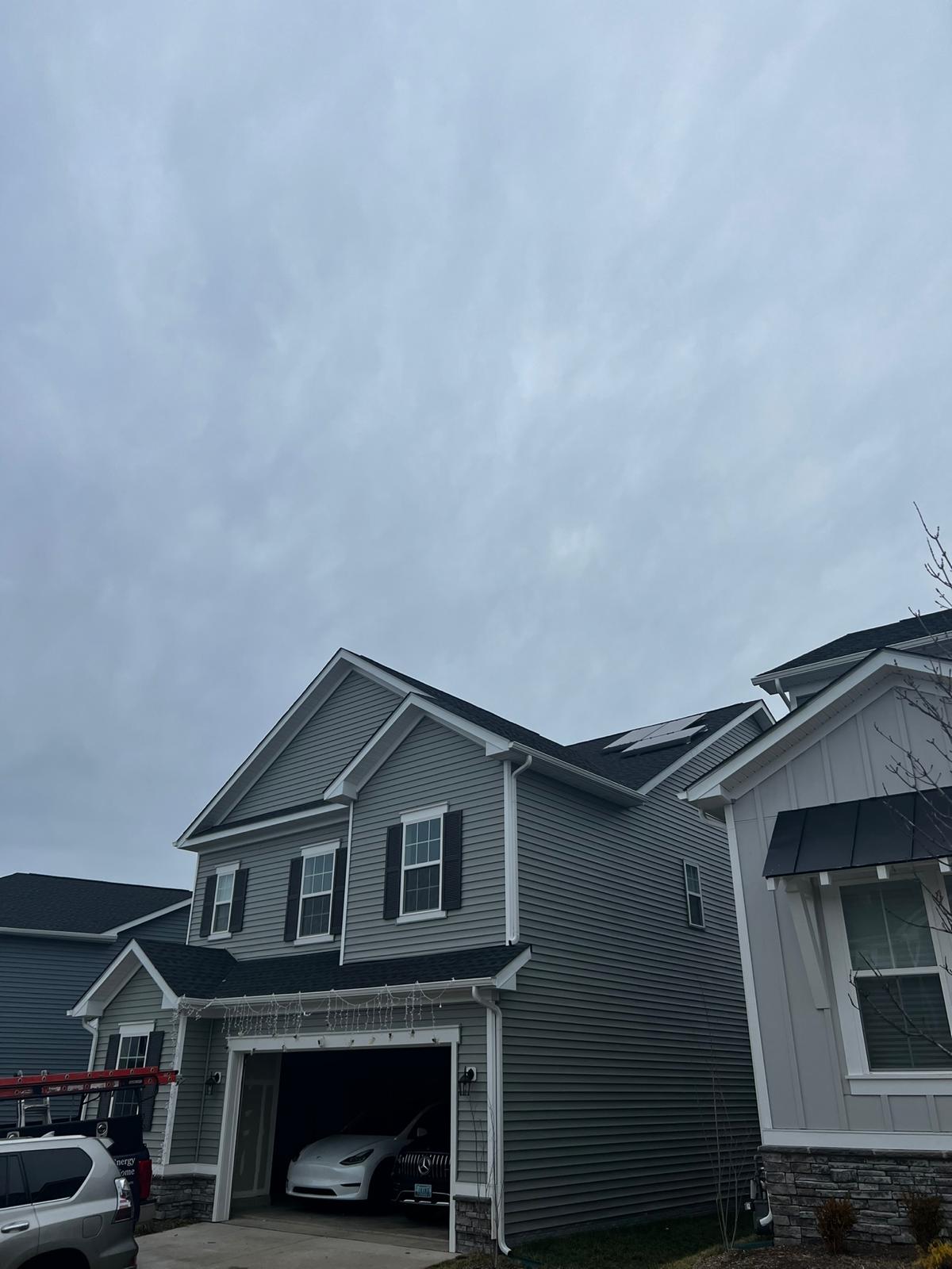 Modern Home Solar Installation